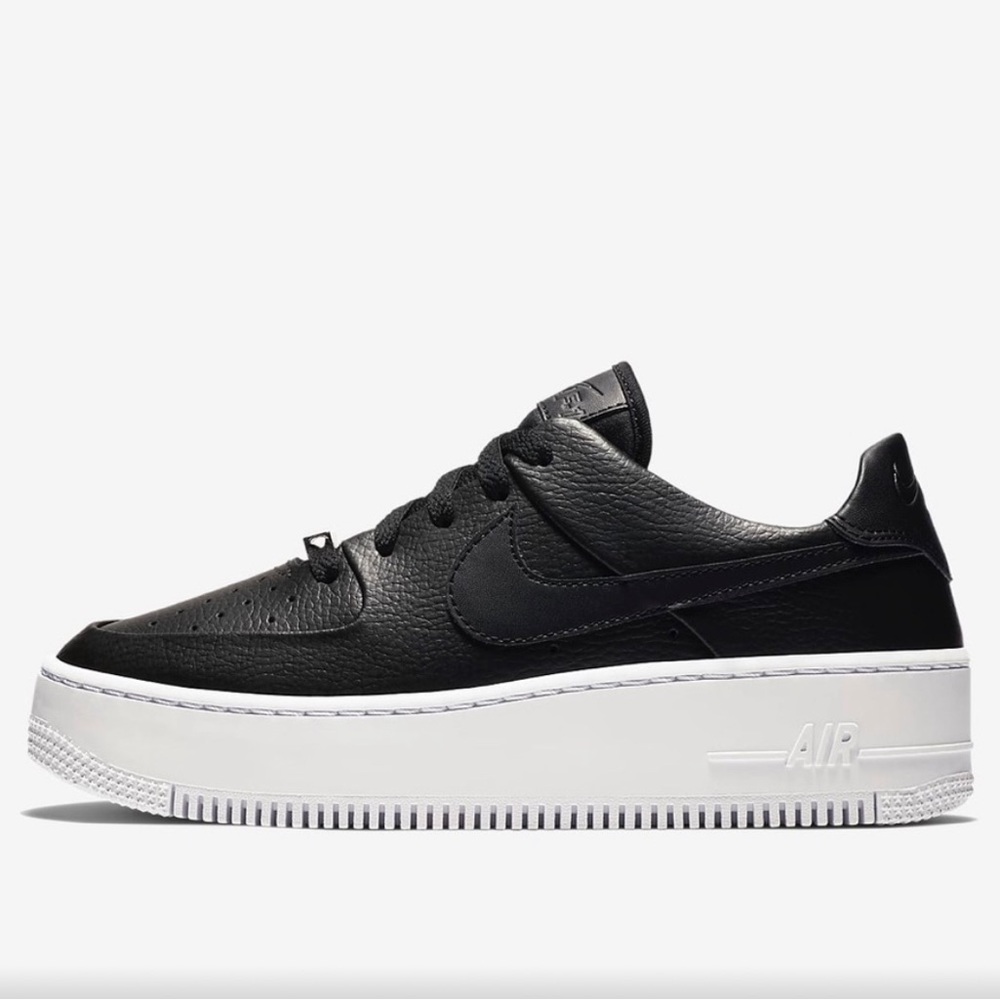 Nike Air Force one platforms. Barely worn and like new condition